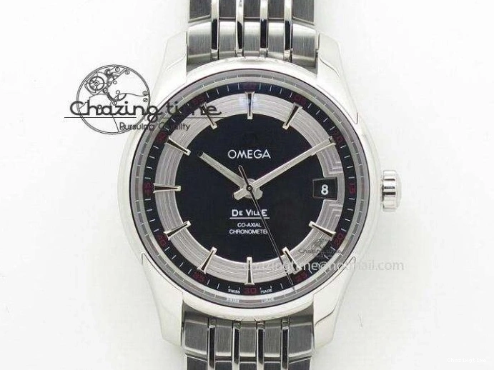 0322 Minimalist Speedmaster Apollo XVII Gray Dial On Black Leather Strap Manual Winding Chrono Movement 8222